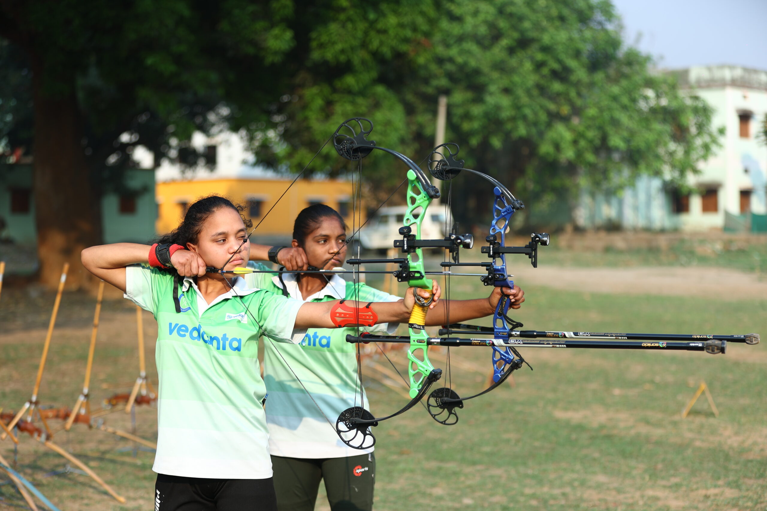 children playing arc