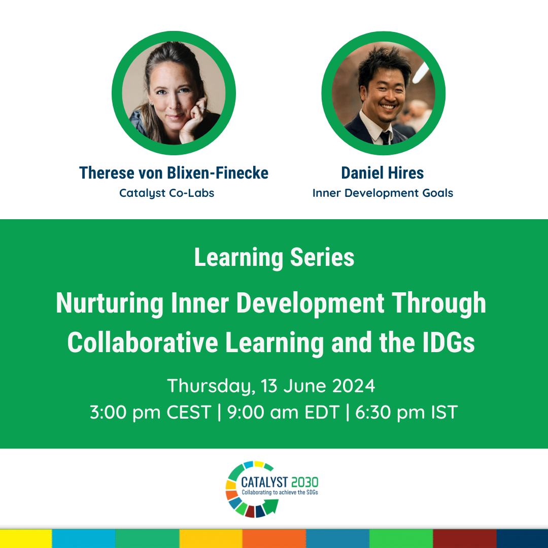 Nurturing Inner Development Through Collaborative Learning and the IDGs<br />
