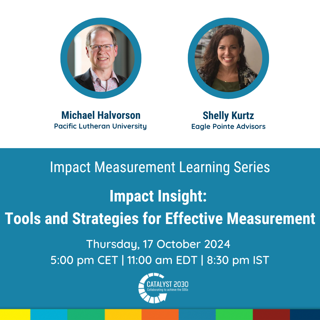 Impact Insight: Tools and Strategies for Effective Measurement<br />
