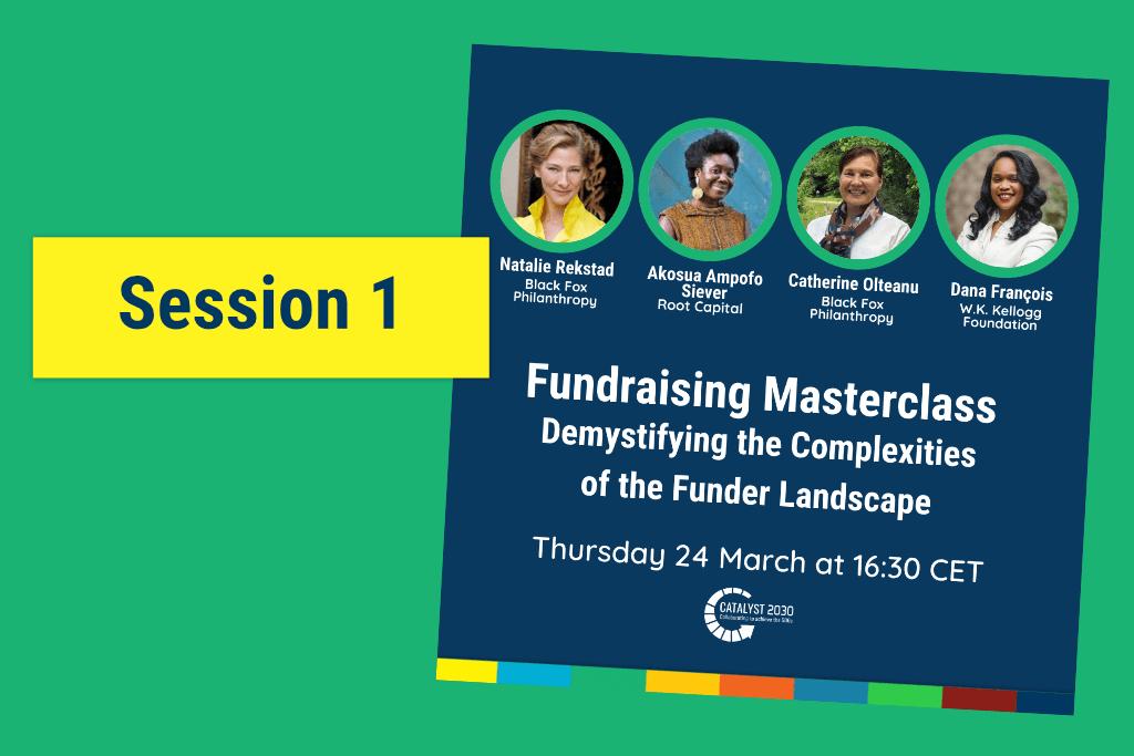 Fundraising Masterclass - session 1