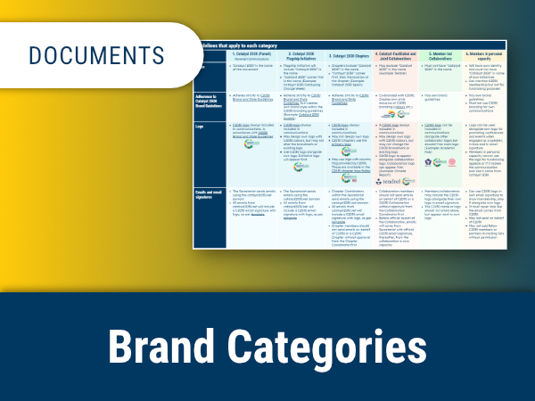 Catalyst 2030 Brand Categories Document