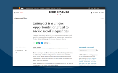 Enimpact is a unique opportunity for Brazil to tackle social inequalities