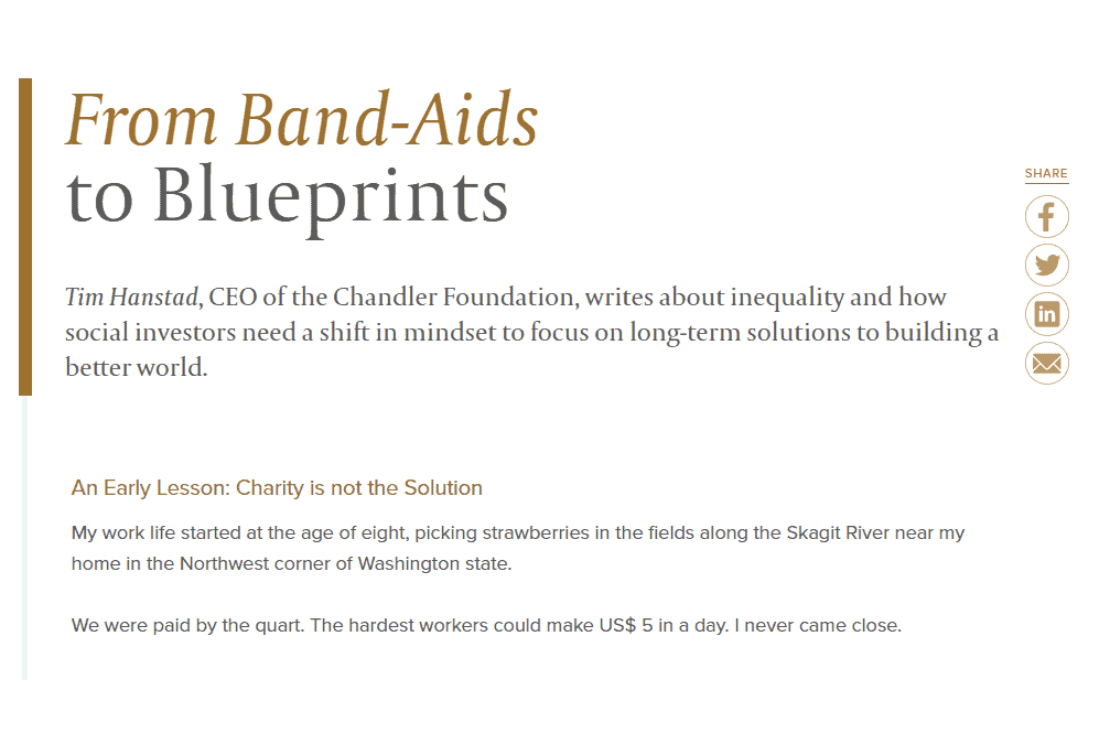 from bandaids to blueprints