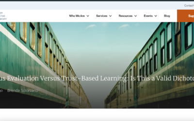 Rigorous Evaluation Versus Trust-Based Learning: Is This a Valid Dichotomy? – The Center for Effective Philanthropy
